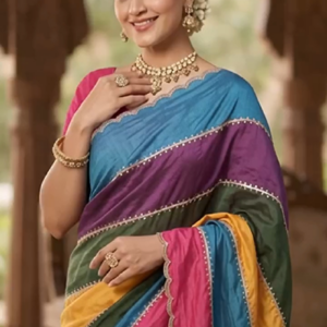 Viral digital style saree