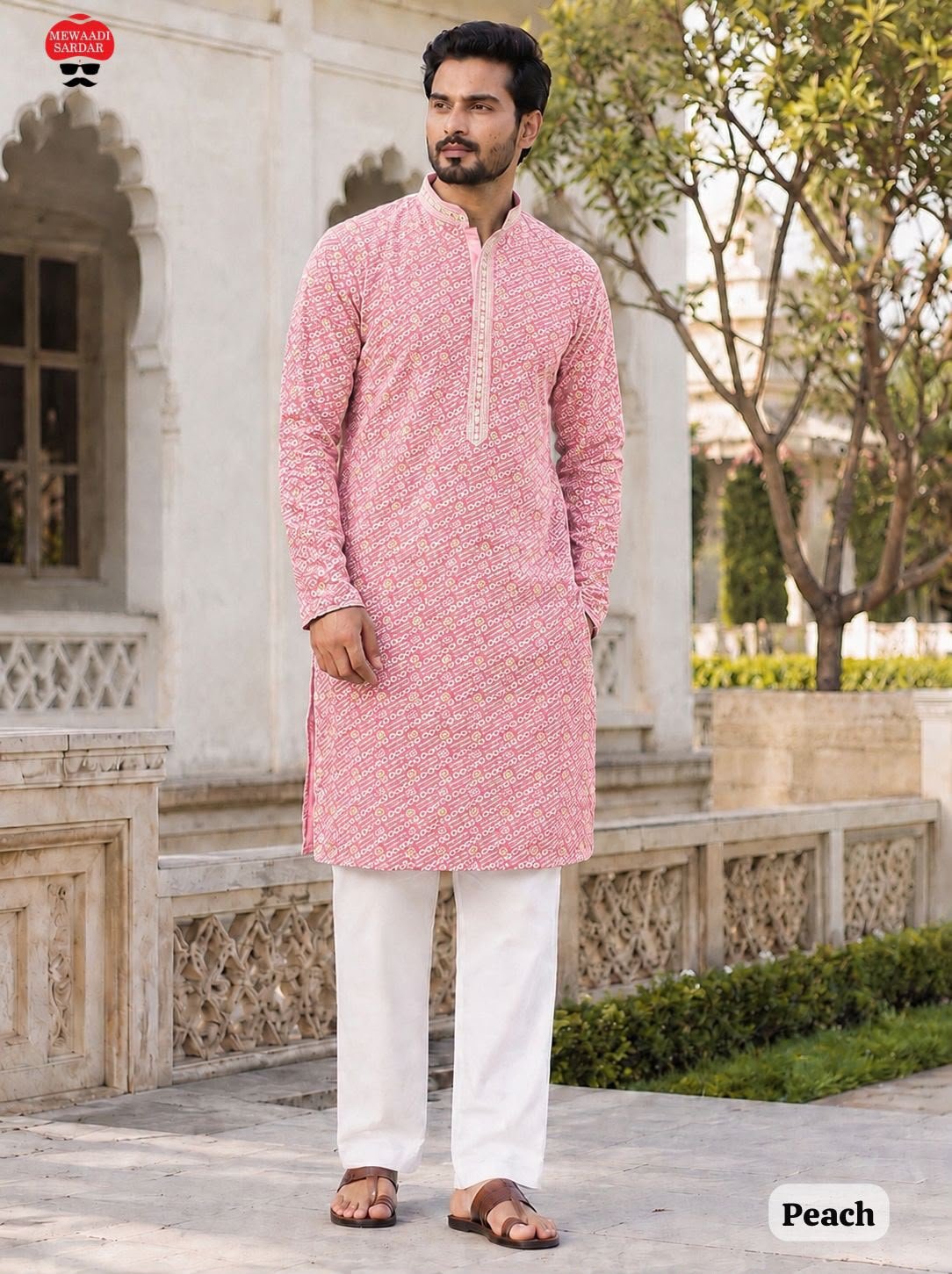 Chikankari Long kurta payjama - Image 6